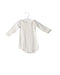 A White Bodysuits from Petit Bateau in size 3-6M for neutral. (Back View)