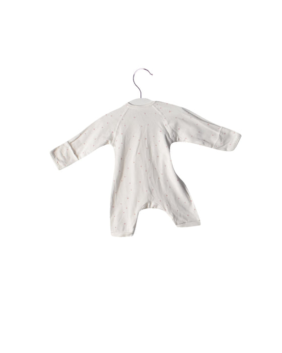 A White Long Sleeve Jumpsuits from Tartine et Chocolat in size Newborn for neutral. (Back View)