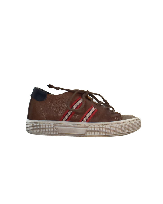 A Brown Sneakers from Two Con Me By Pèpè in size 18-24M for neutral. (Back View)