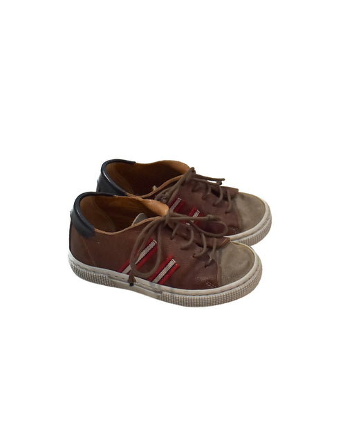A Brown Sneakers from Two Con Me By Pèpè in size 18-24M for neutral. (Front View)