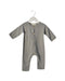 A Grey Long Sleeve Jumpsuits from Babe & Tess in size 3-6M for boy. (Front View)