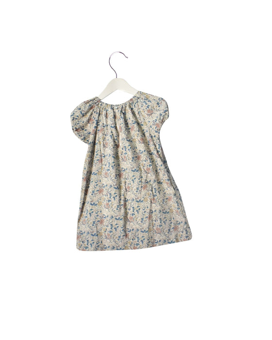 A Beige Short Sleeve Dresses from Bonpoint in size 3T for girl. (Back View)