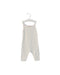 A White Sleeveless Jumpsuits from Bonpoint in size 0-3M for girl. (Front View)