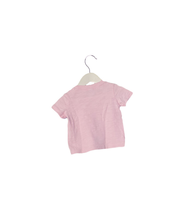 A Pink Short Sleeve Tops from Janie & Jack in size 3-6M for neutral. (Back View)