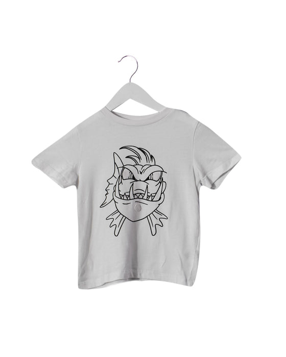 A White Short Sleeve T Shirts from Stella McCartney in size 4T for boy. (Back View)