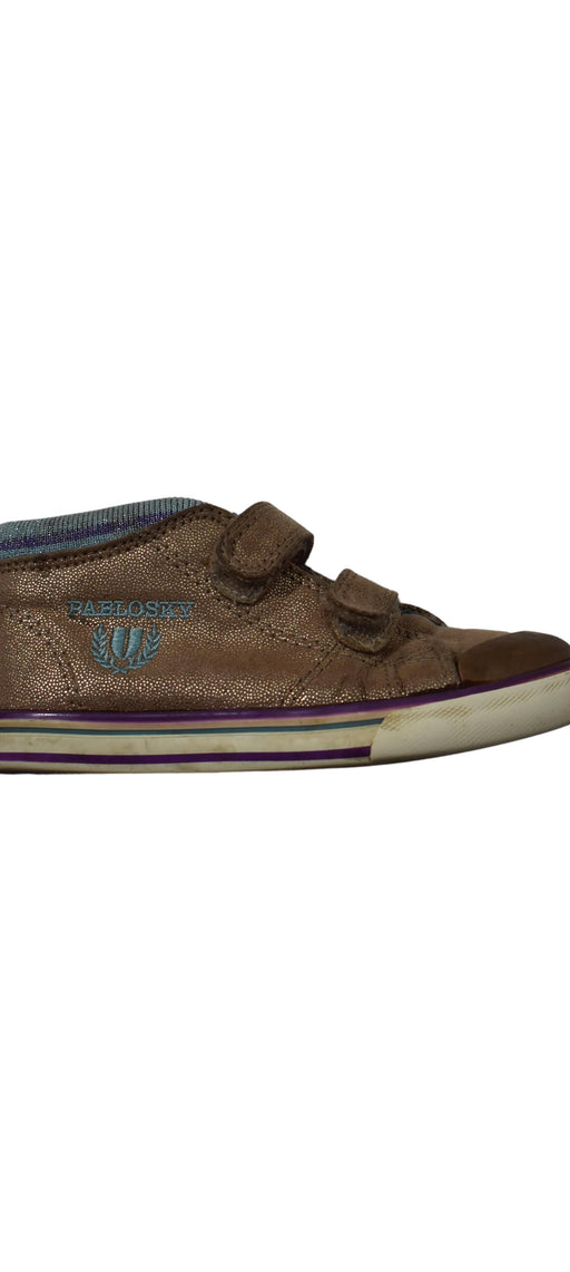 A Blue Sneakers from Pablosky in size 4T for girl. (Front View)