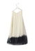 A White Sleeveless Dresses from Bonpoint in size 4T for girl. (Back View)