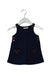 A Navy Sleeveless Dresses from Catimini in size 3-6M for girl. (Front View)