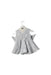 A White Sleeveless Dresses from bloomB in size 6-12M for girl. (Back View)