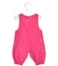 A Pink Long Overalls from Jacadi in size 0-3M for girl. (Front View)