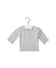 A Grey Long Sleeve Tops from Petit Bateau in size 0-3M for girl. (Back View)