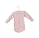 A Pink Long Sleeve Bodysuits from Petit Bateau in size 3-6M for girl. (Front View)