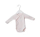 A Pink Long Sleeve Bodysuits from Petit Bateau in size 3-6M for girl. (Back View)