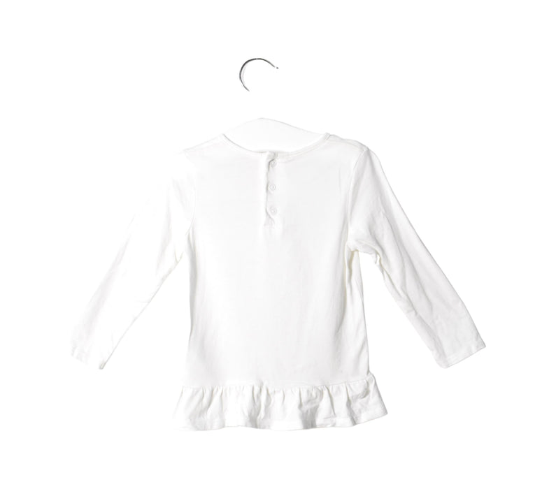 A White Long Sleeve Dresses from Billieblush in size 12-18M for girl. (Back View)