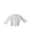 A White Cardigans from Chateau de Sable in size 0-3M for girl. (Back View)