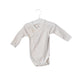 A White Long Sleeve Bodysuits from Petit Bateau in size 3-6M for girl. (Front View)