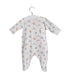 A White Long Sleeve Jumpsuits from Petit Bateau in size 0-3M for girl. (Front View)