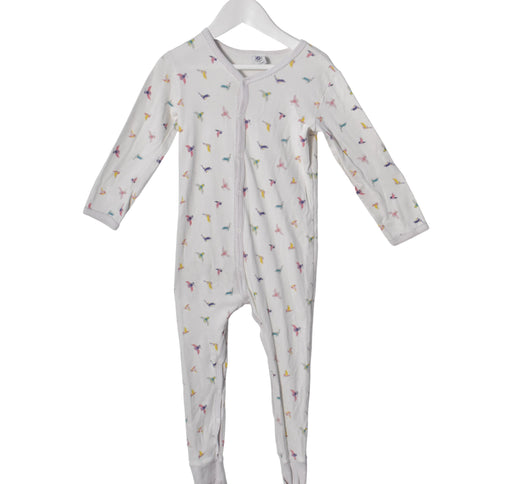 A White Long Sleeve Jumpsuits from Petit Bateau in size 3T for girl. (Front View)