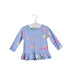A Blue Long Sleeve Tops from Joules in size 3-6M for girl. (Back View)