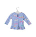 A Blue Long Sleeve Tops from Joules in size 3-6M for girl. (Back View)