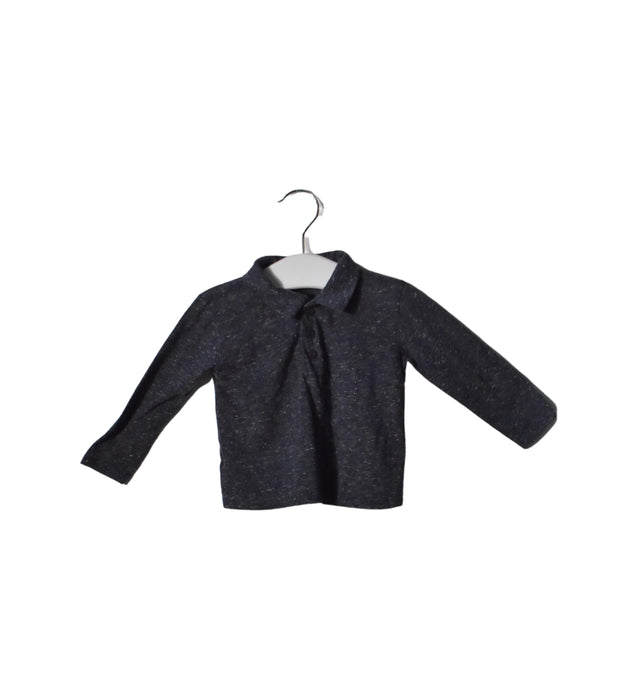 A Blue Long Sleeve Tops from Caramel Baby & Child in size 6-12M for neutral. (Back View)