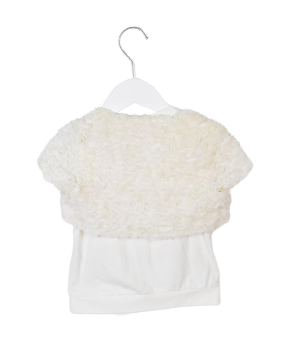 A White Short Sleeve Tops from Nicholas & Bears in size 3T for girl. (Back View)
