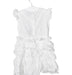 A White Short Sleeve Dresses from Velveteen in size 4T for girl. (Front View)