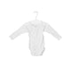 A Pink Long Sleeve Bodysuits from Petit Bateau in size 0-3M for girl. (Front View)