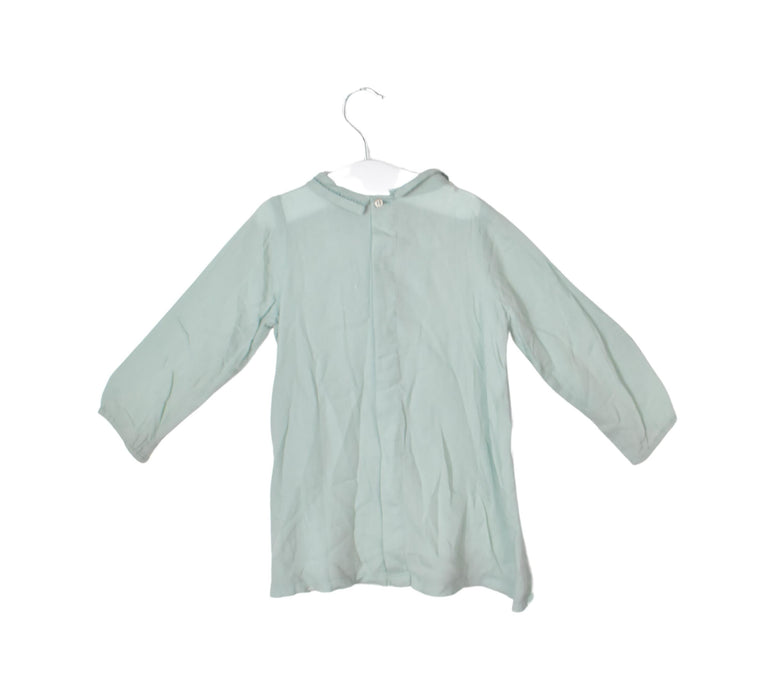 A Green Long Sleeve Dresses from Caramel Baby & Child in size 2T for girl. (Back View)