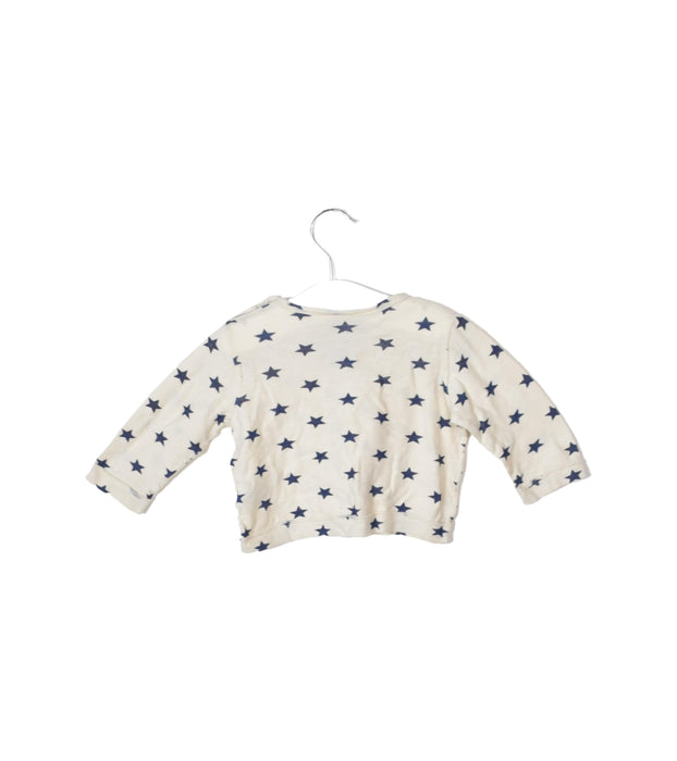 A Beige Long Sleeve Tops from Petit Bateau in size 6-12M for neutral. (Back View)