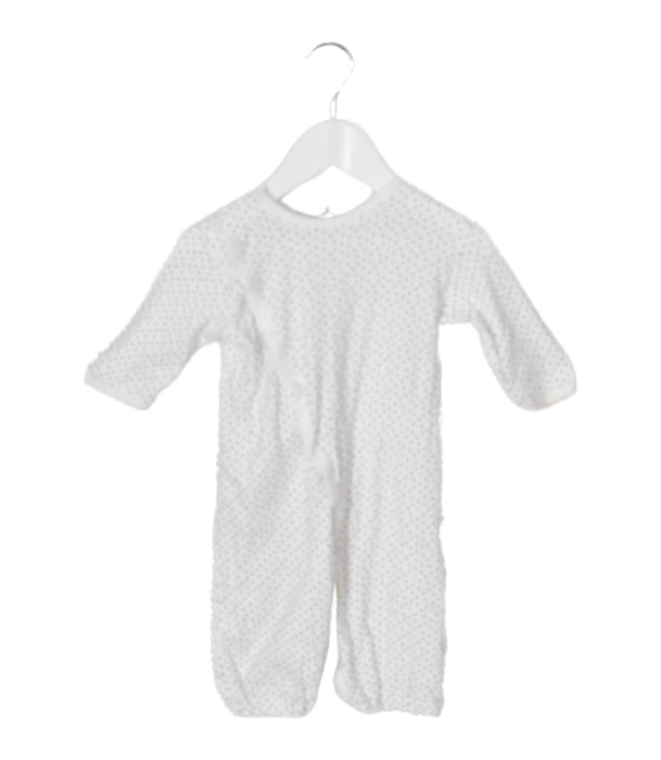 A Navy Long Sleeve Jumpsuits from Petit Bateau in size 3-6M for neutral. (Back View)