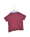 A Red Short Sleeve Polos from Gingersnaps in size 6-12M for boy. (Back View)