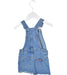 A Blue Overall Dresses from Seed in size 2T for girl. (Front View)