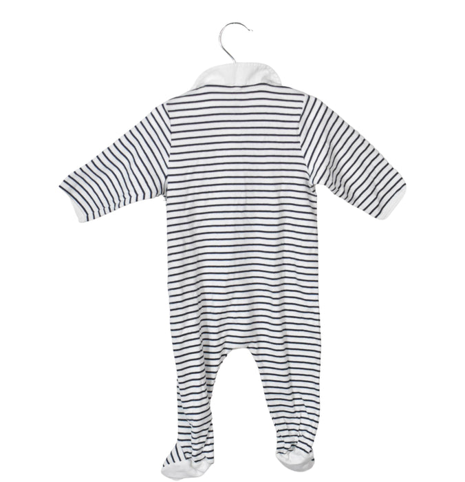 A Black Long Sleeve Jumpsuits from Petit Bateau in size 3-6M for neutral. (Front View)