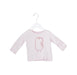 A Pink Long Sleeve Tops from Seed in size 6-12M for girl. (Front View)