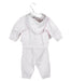 A Pink Pants Sets from Petit Bateau in size 3-6M for girl. (Back View)