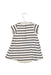 A White Short Sleeve Dresses from Petit Bateau in size 3-6M for girl. (Back View)