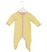 A Yellow Long Sleeve Jumpsuits from Petit Bateau in size 3-6M for neutral. (Back View)