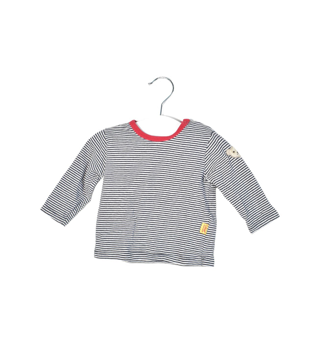 A Black Long Sleeve Tops from Steiff in size 0-3M for neutral. (Back View)