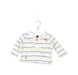 A White Long Sleeve Polos from Sergent Major in size 0-3M for boy. (Back View)