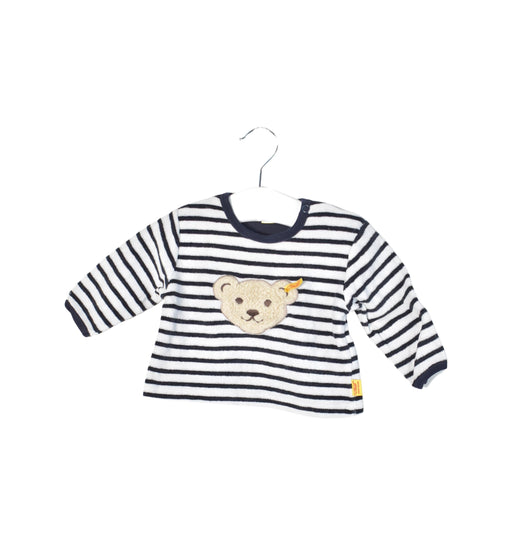 A Black Long Sleeve Tops from Steiff in size 0-3M for neutral. (Back View)