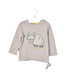 A Taupe Long Sleeve Tops from Sigikid in size 12-18M for neutral. (Back View)
