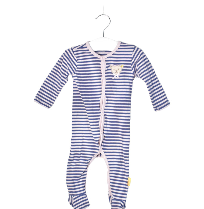 A Pink Long Sleeve Jumpsuits from Steiff in size 0-3M for girl. (Back View)