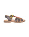 A Brown Sandals from We A Family in size 5T for girl. (Front View)