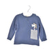 A Navy Long Sleeve Tops from Sigikid in size 6-12M for neutral. (Back View)
