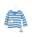 A Blue Long Sleeve Tops from Sigikid in size 6-12M for neutral. (Front View)