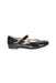 A Black Flats from Gusella in size 7Y for girl. (Back View)