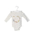 A White Long Sleeve Bodysuits from Lindex in size 3-6M for girl. (Back View)