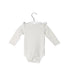 A White Long Sleeve Bodysuits from Lindex in size 3-6M for girl. (Front View)