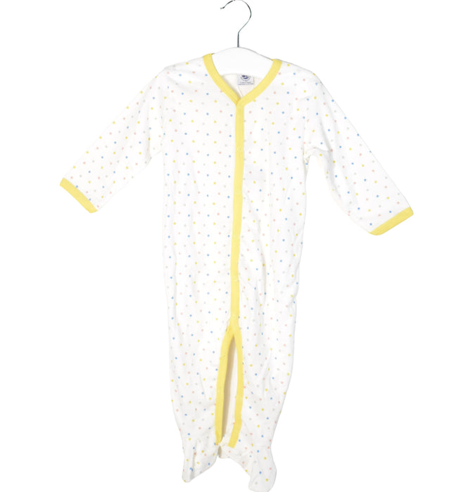 A White Long Sleeve Jumpsuits from Petit Bateau in size 6-12M for neutral. (Back View)